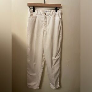 Foxcroft white pants wrinkle free size small